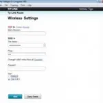 TP-Link Router Wireless Settings