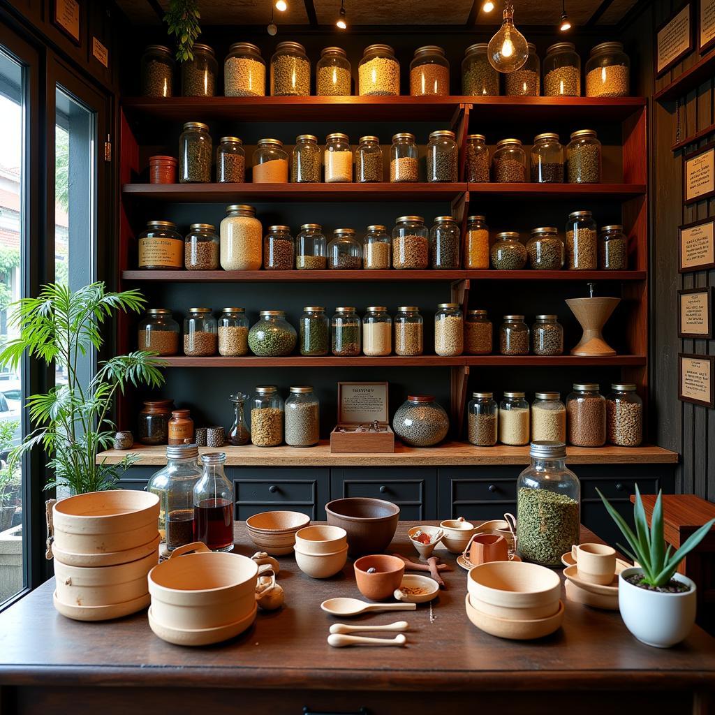 Traditional Medicine Shop in Hanoi