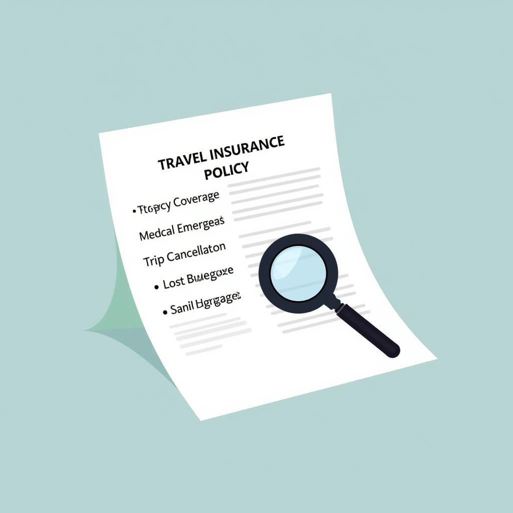 Travel Insurance Policy Coverage