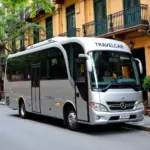 TRAVELCAR 16-seater bus in Hanoi's Old Quarter