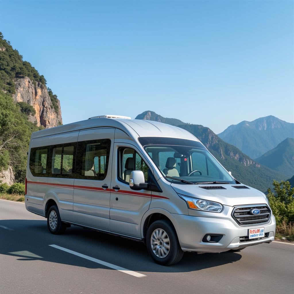 TRAVELCAR 16-Seater Vehicle on Bao Loc Pass