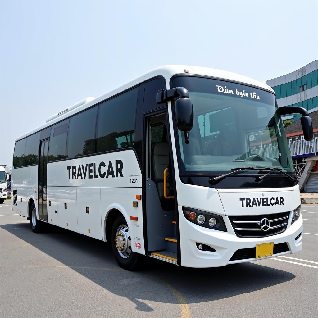 TRAVELCAR Bus at Dong Hoi Airport