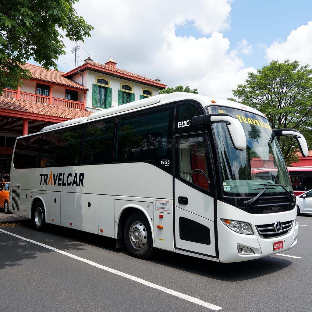 TRAVELCAR Bus in Ngu Hanh Son