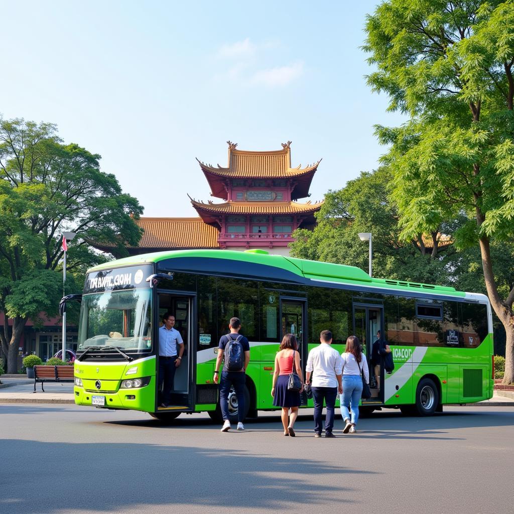 TRAVELCAR Hanoi city tour bus