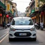 TRAVELCAR's comfortable vehicles navigating the streets of Hanoi.