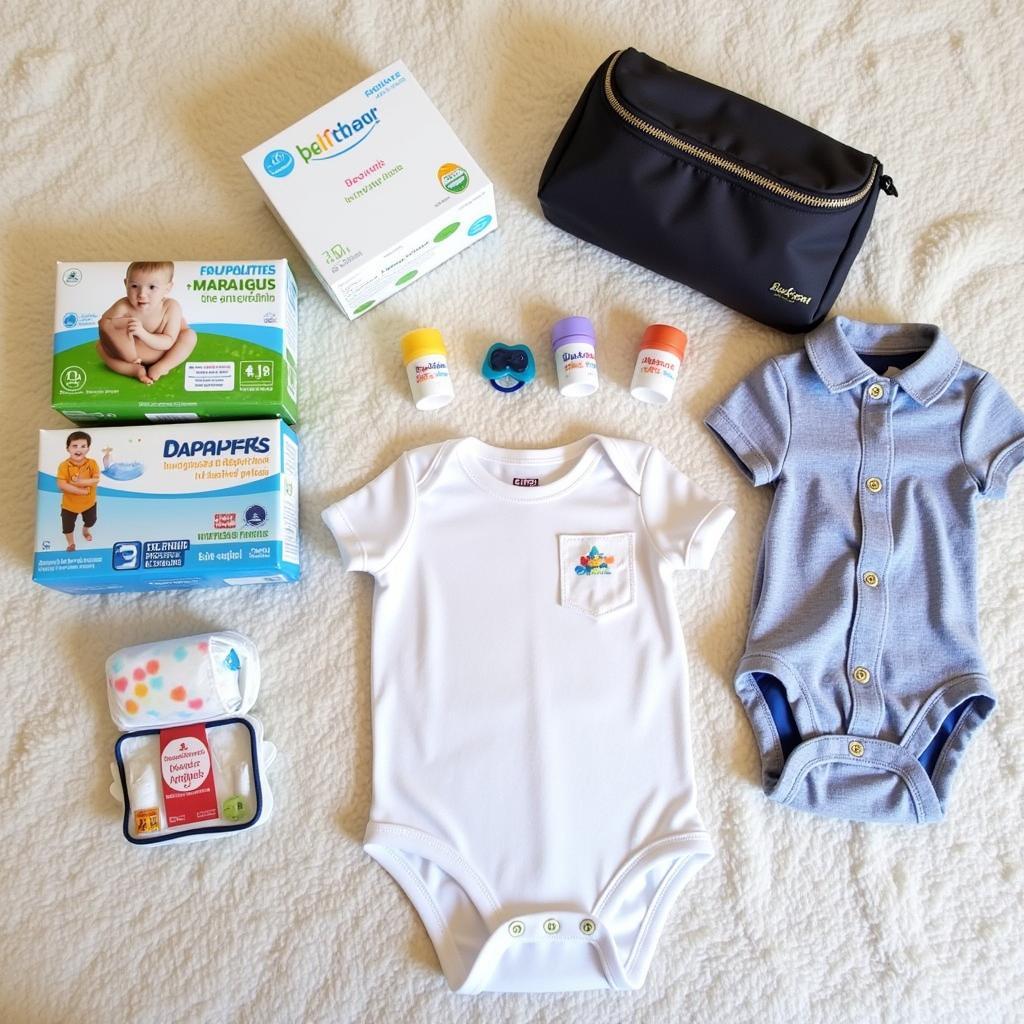 Essential items for traveling with a baby