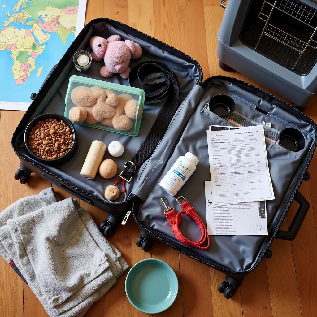 Packing Essentials for Large Dog Travel