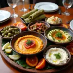 Colorful Turkish Meze Platter