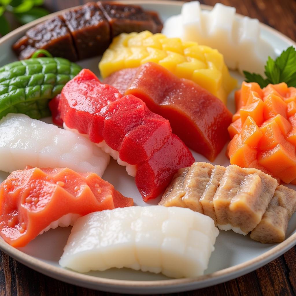 Variety of Kamaboko Available in Hanoi