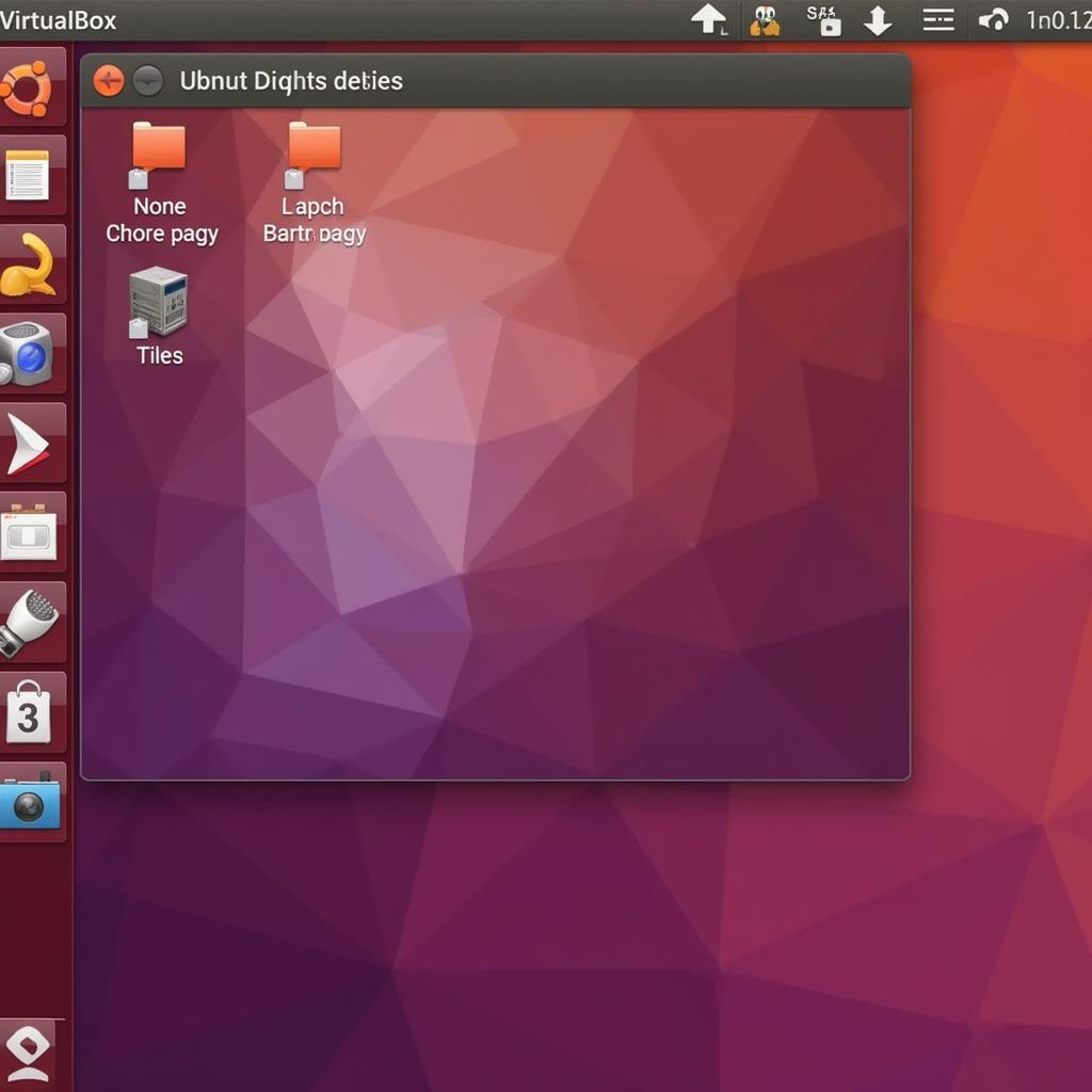 Ubuntu Desktop Running in VirtualBox