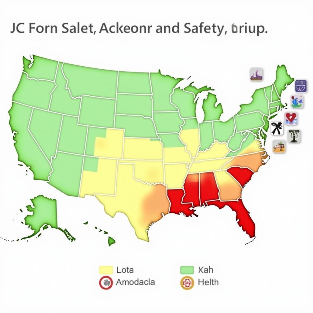 US Travel Safety Map by Region