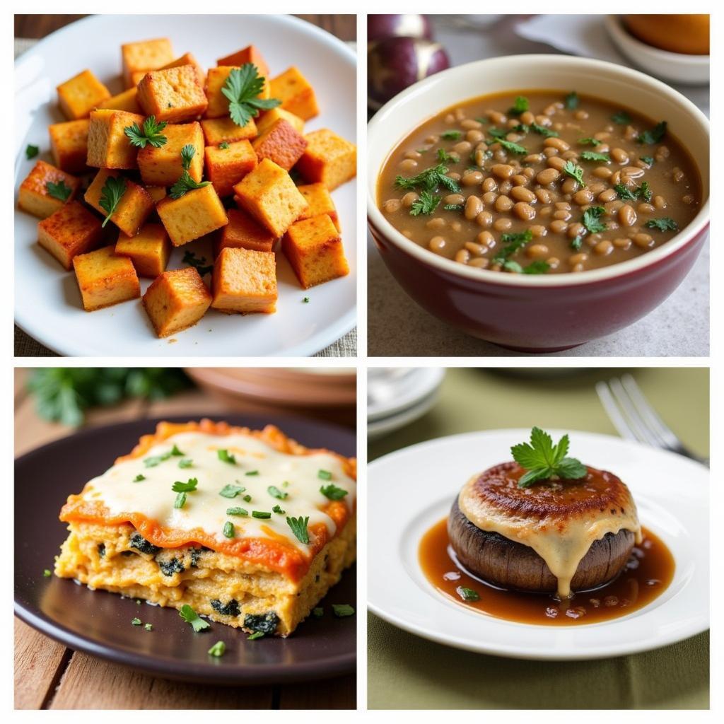 Examples of Delicious Vegetarian Dishes: Stir-fry, lentil soup, lasagna, and mushroom Wellington.