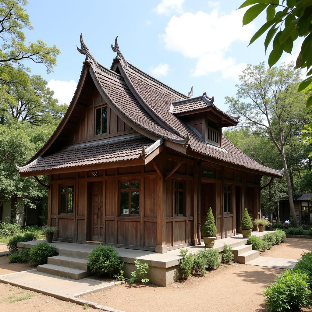 Vietnam Museum of Ethnology Traditional House Exhibit