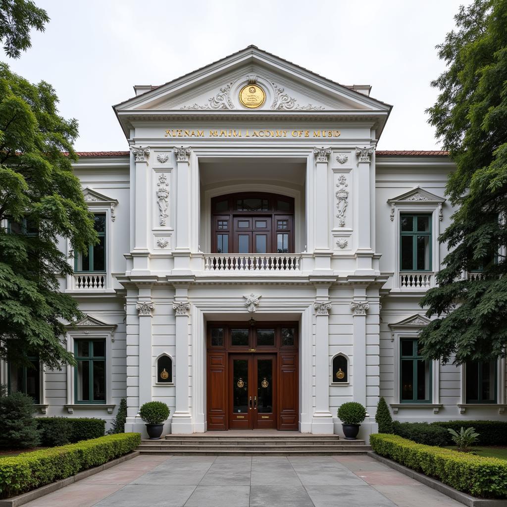 Vietnam National Academy of Music in Hanoi