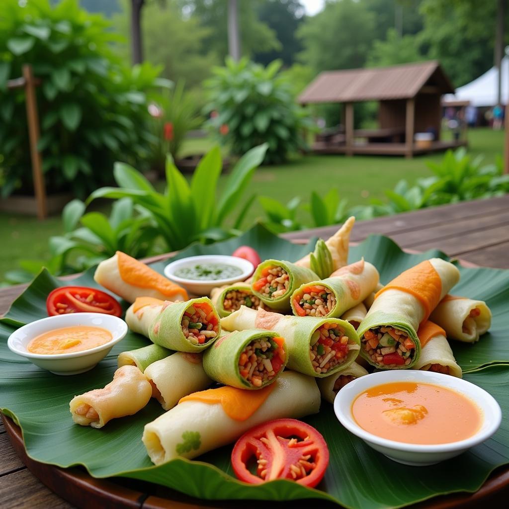 Vietnamese-Inspired Camping Food: Spring Rolls