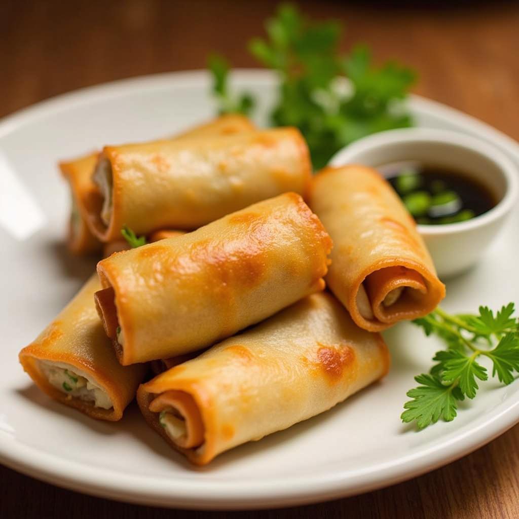 Vietnamese Spring Rolls (Chả Giò) with Pork Filling