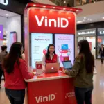 VinID Registration Kiosk in Vincom Mega Mall Times City