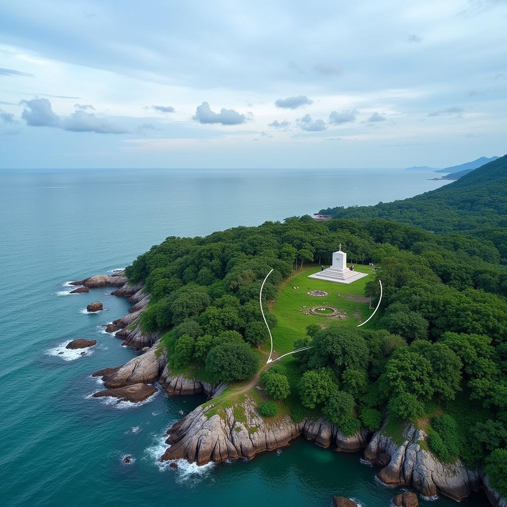 Vo Nguyen Giap's Tomb Location in Quang Binh, Vietnam