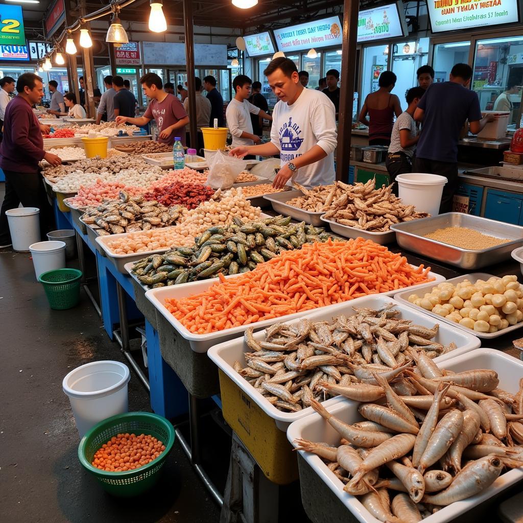 Fresh Seafood Market in Vung Tau