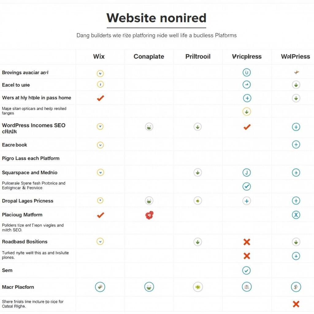 Comparison of Different Website Platforms