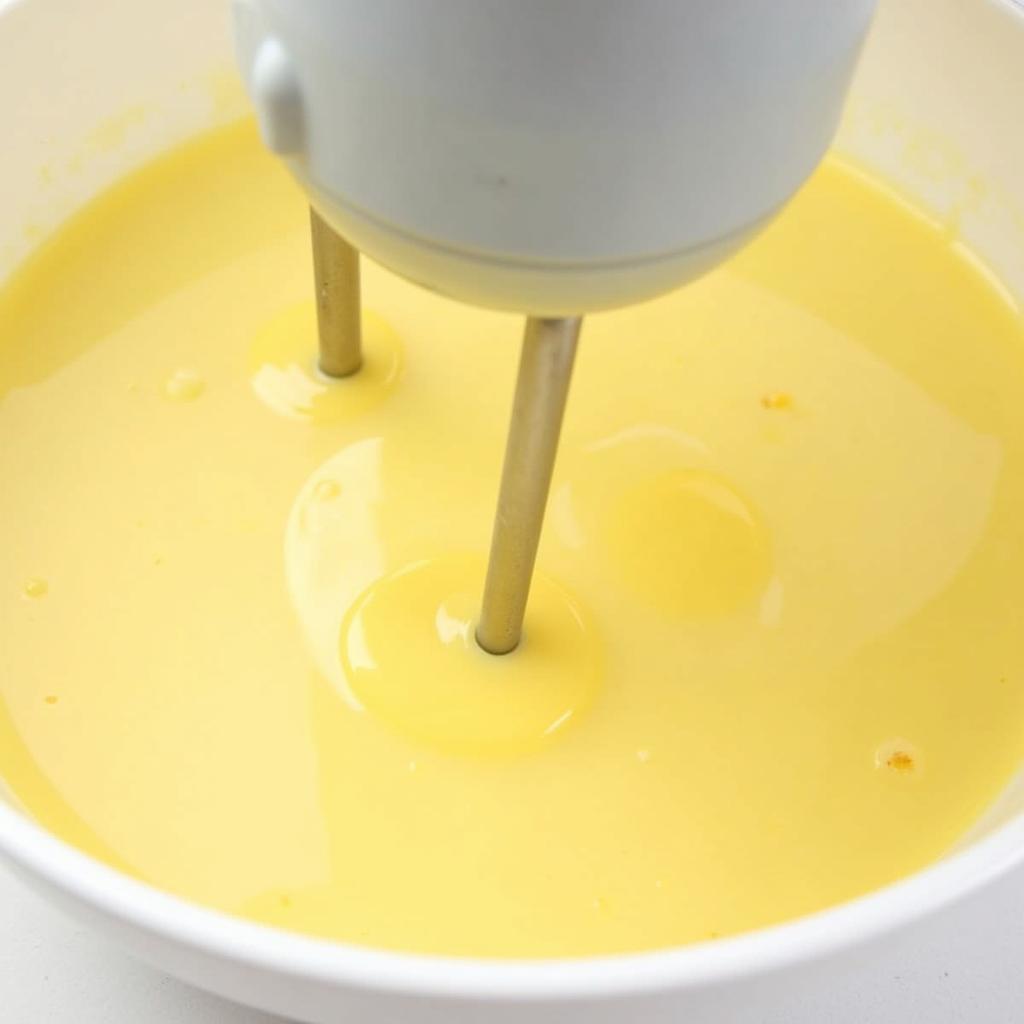 Whisking Egg Yolks for Vietnamese Egg Coffee