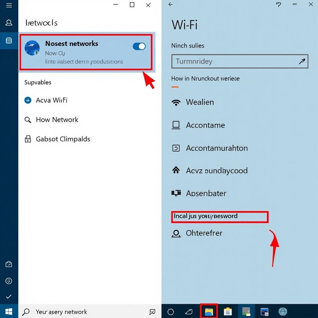 Toggling Wi-Fi on Windows 11