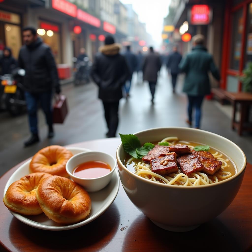 Hanoi Winter Comfort Food: Bún Chả & Bánh Gối