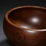 Close-up view of an authentic Xoan Kim Giao singing bowl